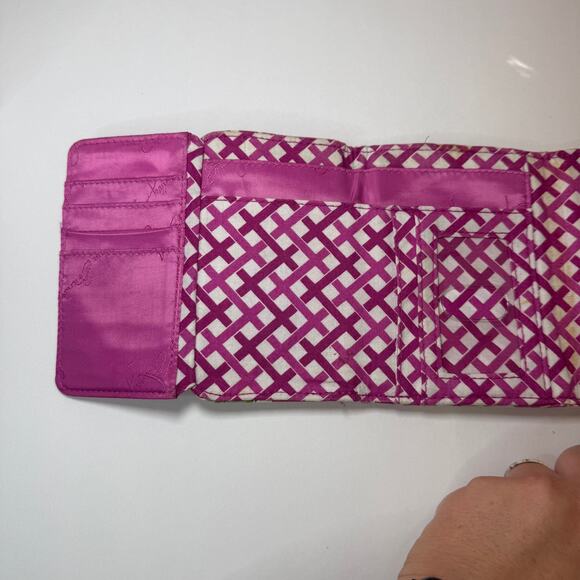 Vera Bradley Julep Tulip Floral Print Euro Wallet Trifold - Picture 5 of 6